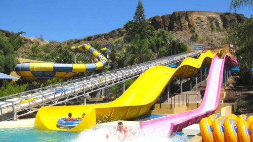 Gran Canaria program Aqualand Maspalomas csúszdapark