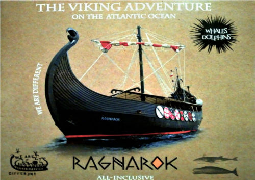 Ragnarok Viking hajó bálna delfinles TENERIFE KANÁRI SZIGETEK